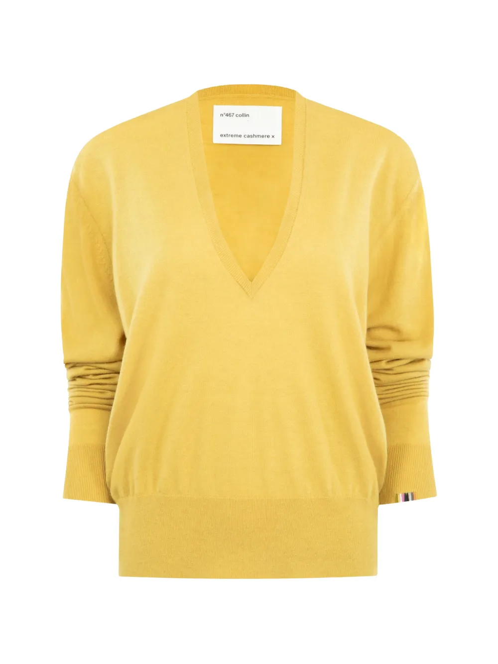 extreme cashmere Collin V-neck sweater - Giallo