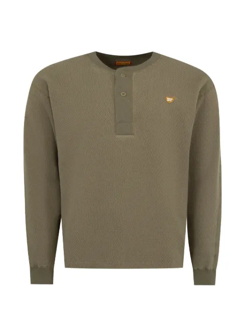 Human Made waffle-knit henley top