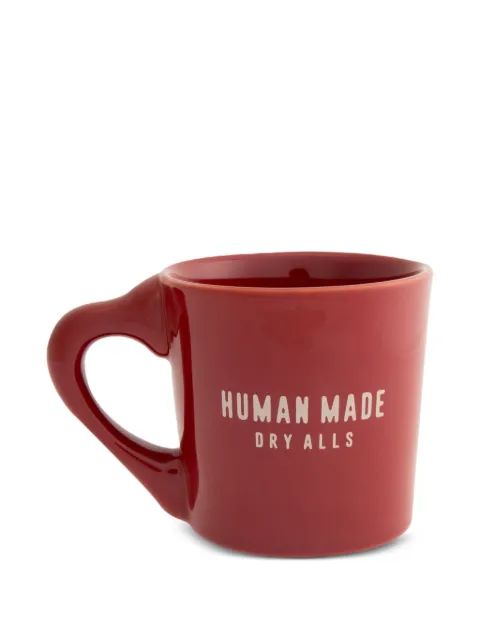 Human Made taza con motivo de corazón y logo estampado