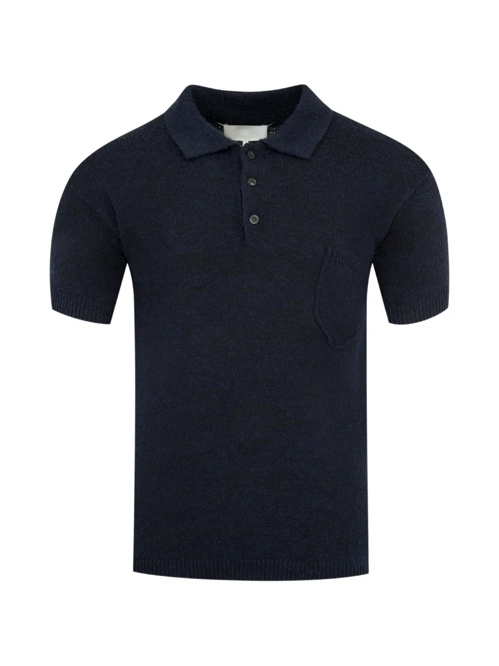 Maison Margiela short-sleeved polo shirt - Blu