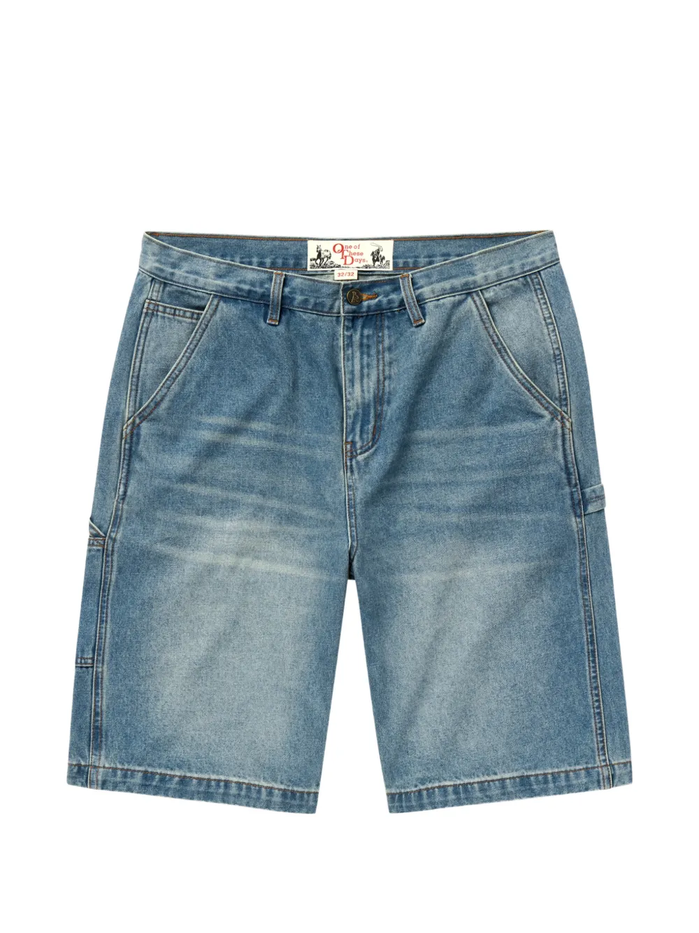 One Of These Days Painter denim shorts - Blau