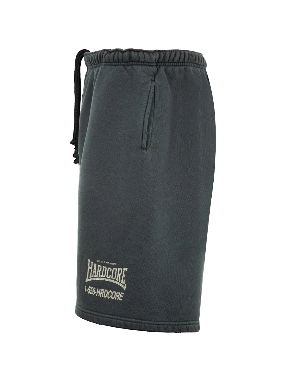 Willy Chavarria Hardcore Buffalo shorts Zwart