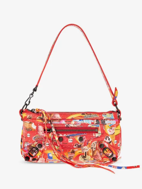 Le City graphic-print shoulder bag