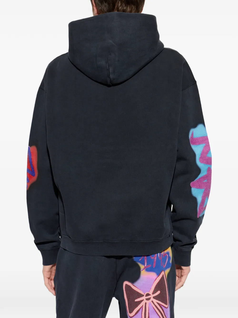 DSQUARED2 Hoodie met print Zwart