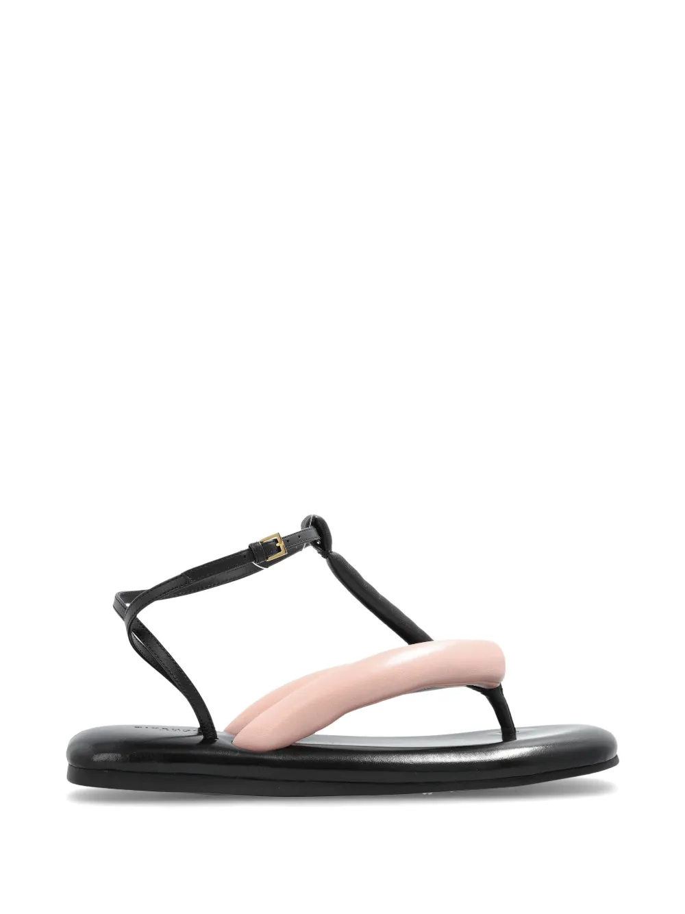 Givenchy Boudoir padded leather flip-flops - Nero