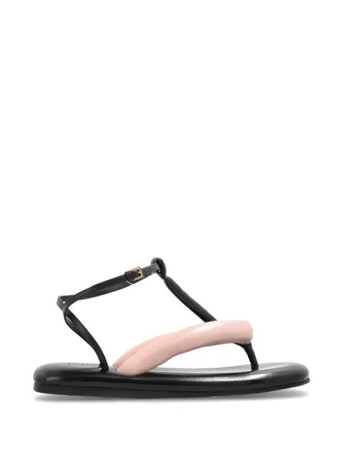 Givenchy Boudoir padded leather flip-flops 