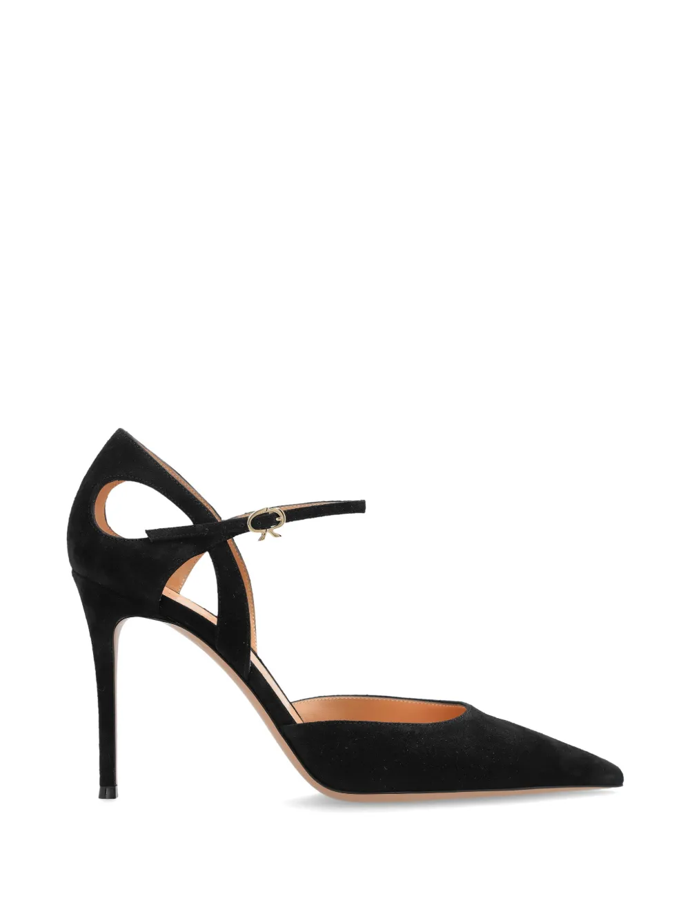 Gianvito Rossi Camnero suede pointed-toe pumps - Schwarz