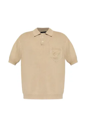 Saint Laurent short-sleeve Polo Shirt | ブラウン | FARFETCH JP
