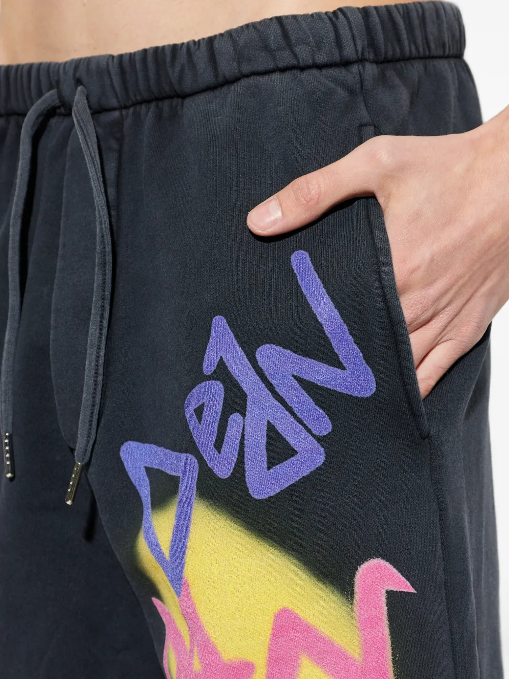 DSQUARED2 Trainingsbroek met graffiti-print Grijs