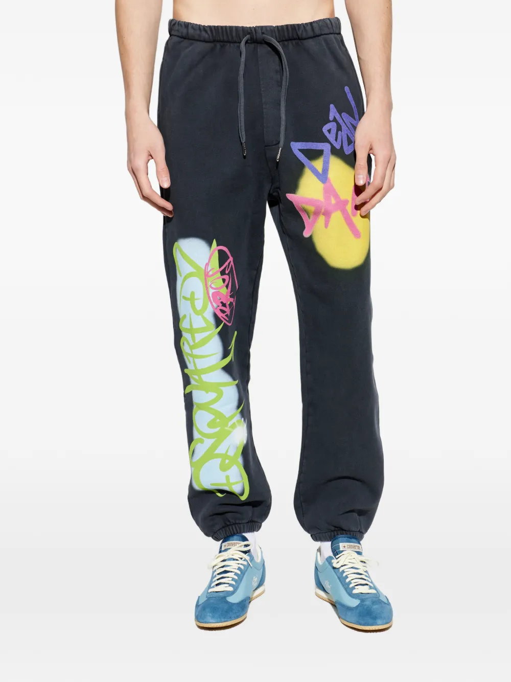 DSQUARED2 Trainingsbroek met graffiti-print Grijs