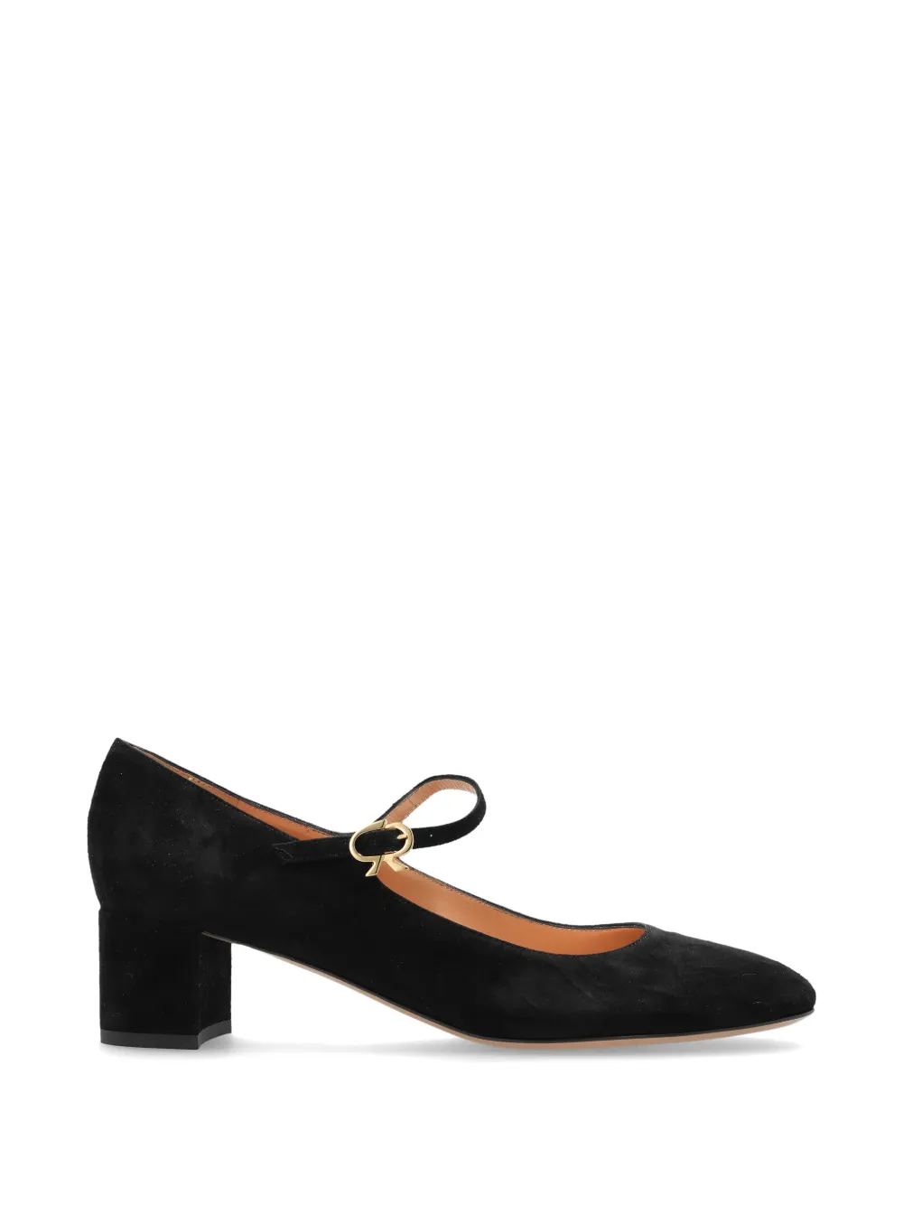 Gianvito Rossi Mary Jane suède pumps Zwart