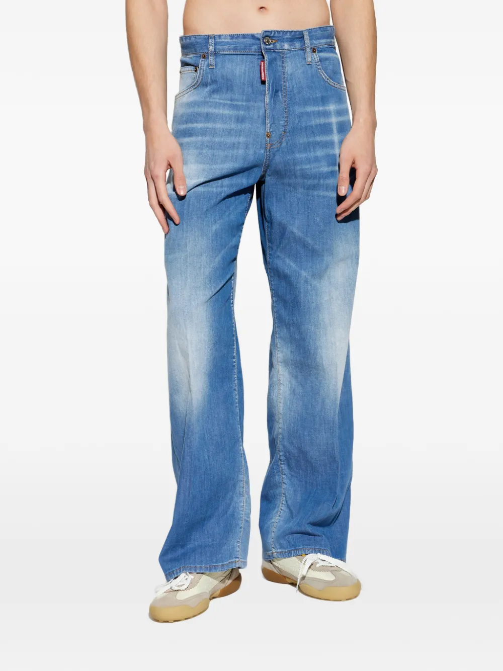 DSQUARED2 Jeans met vervaagd effect Blauw