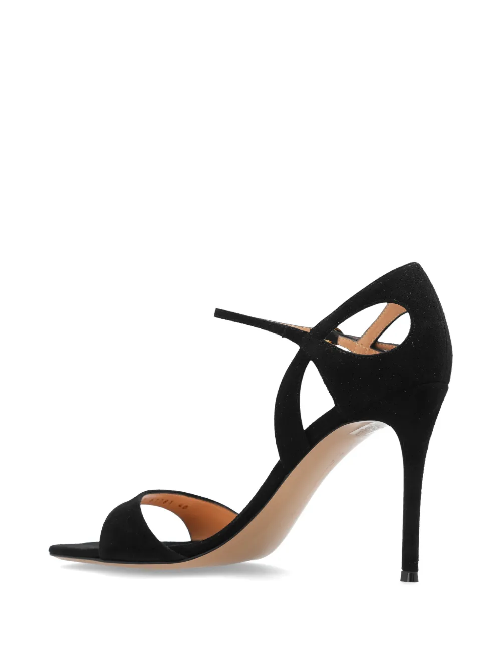 Gianvito Rossi Camnero suede ankle-strap pumps Zwart