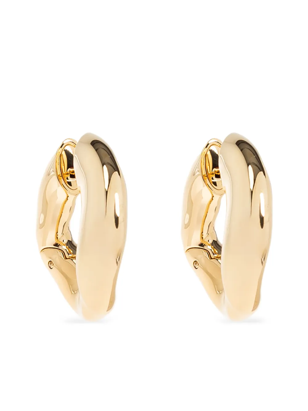 Balenciaga Orecchini scultorei a cerchio - Oro