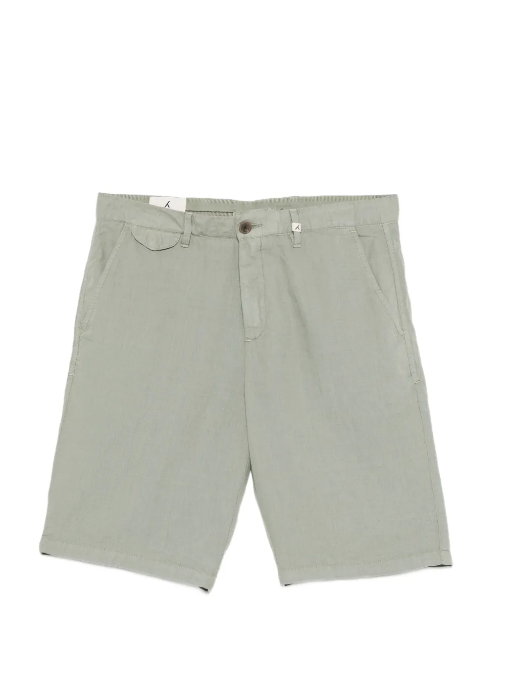 Myths Zeus side-pocket chino shorts - Verde