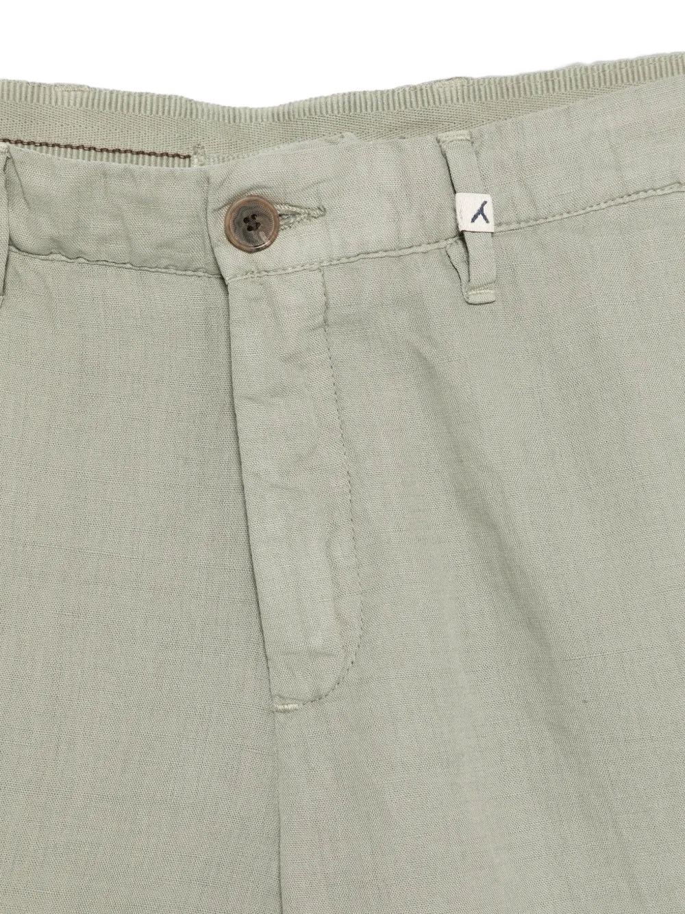 Myths Zeus chino shorts met zijzak Groen