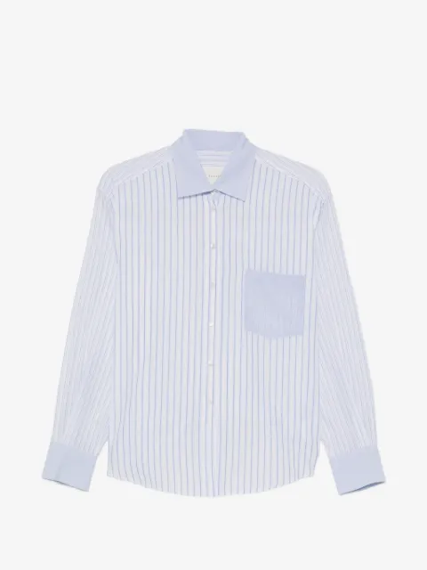 Xacus Dalia striped-pattern chest-pocket shirt