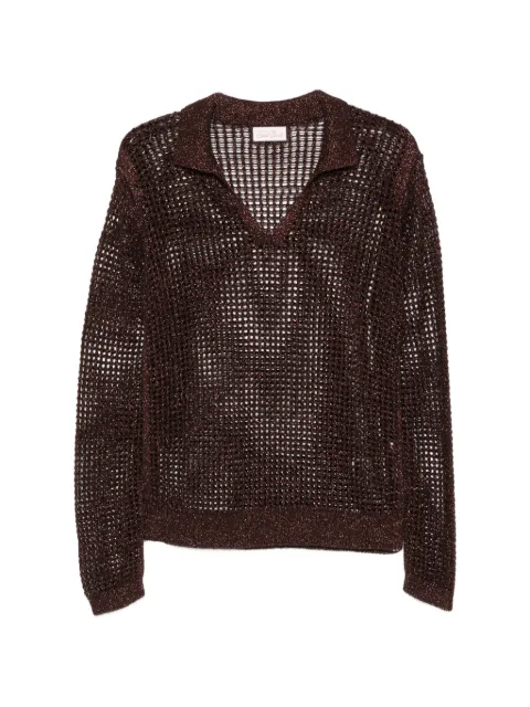MC2 Saint Barth lurex open-knit sweater