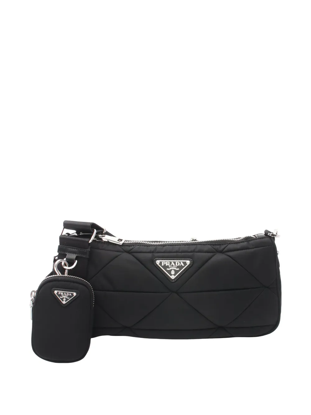 Prada Pre-Owned 2013-2026 Tessuto crossbody bag - Nero