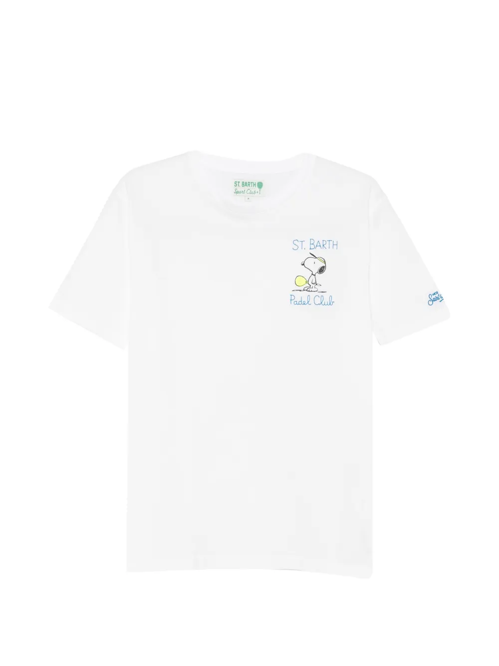 MC2 Saint Barth X 피너츠 포르토피노 스누피 프린트 티셔츠 | 화이트 | Image 1