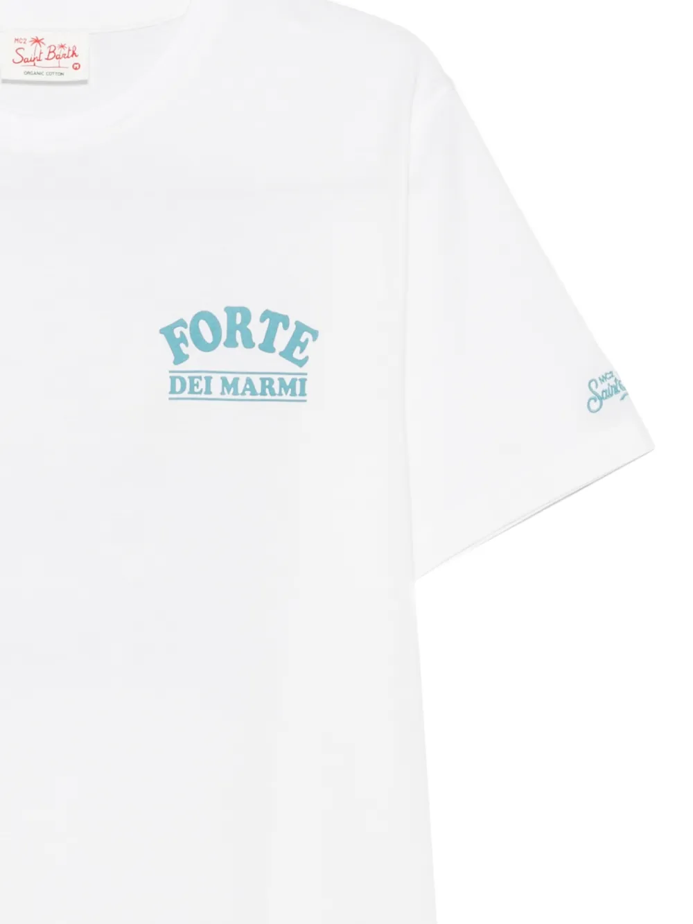 MC2 Saint Barth Portland T-shirt met Nord Sud Ovest Est-print Wit