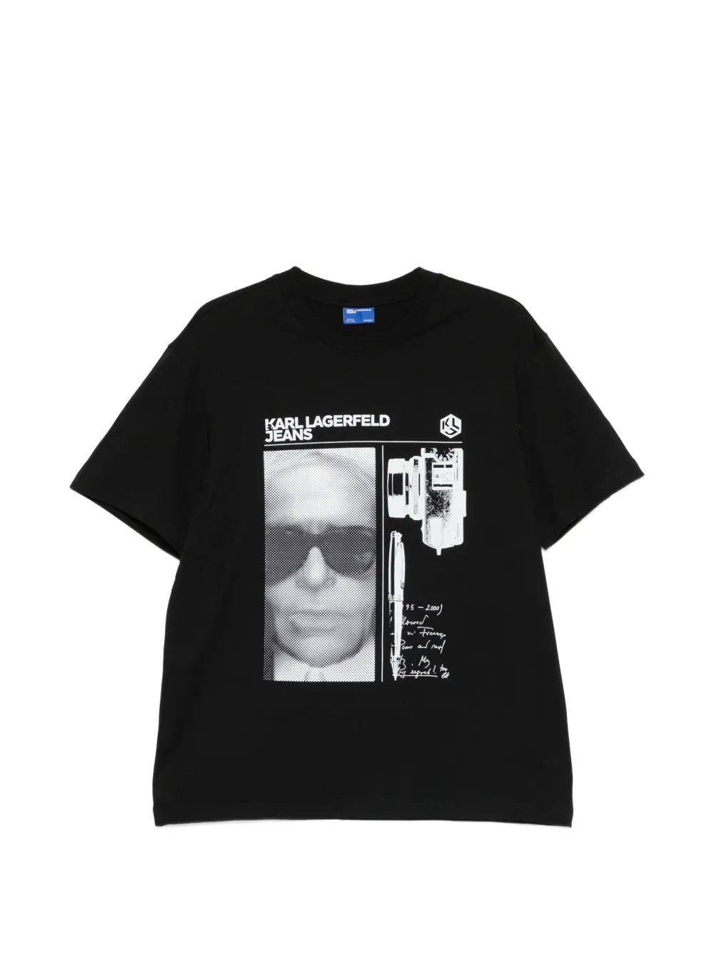Karl Lagerfeld Jeans graphic-print T-shirt - Nero