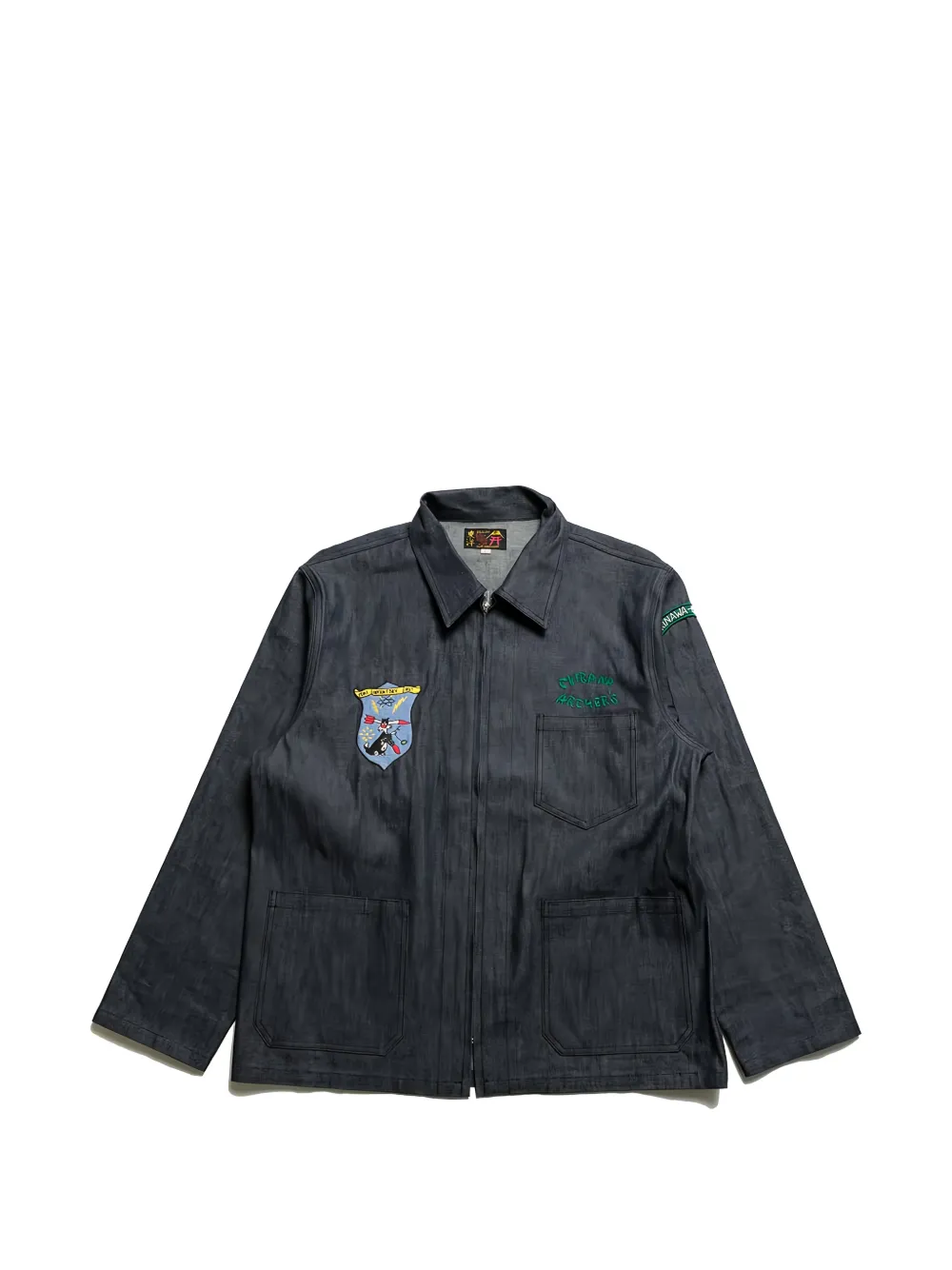 Tailor Toyo Chibana Archer's denim jacket - Blau