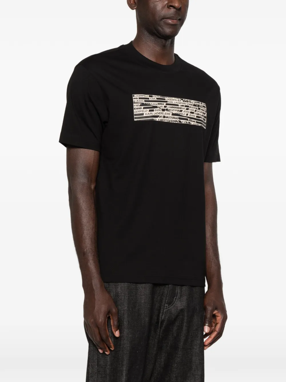 Karl Lagerfeld Jeans T-shirt Zwart