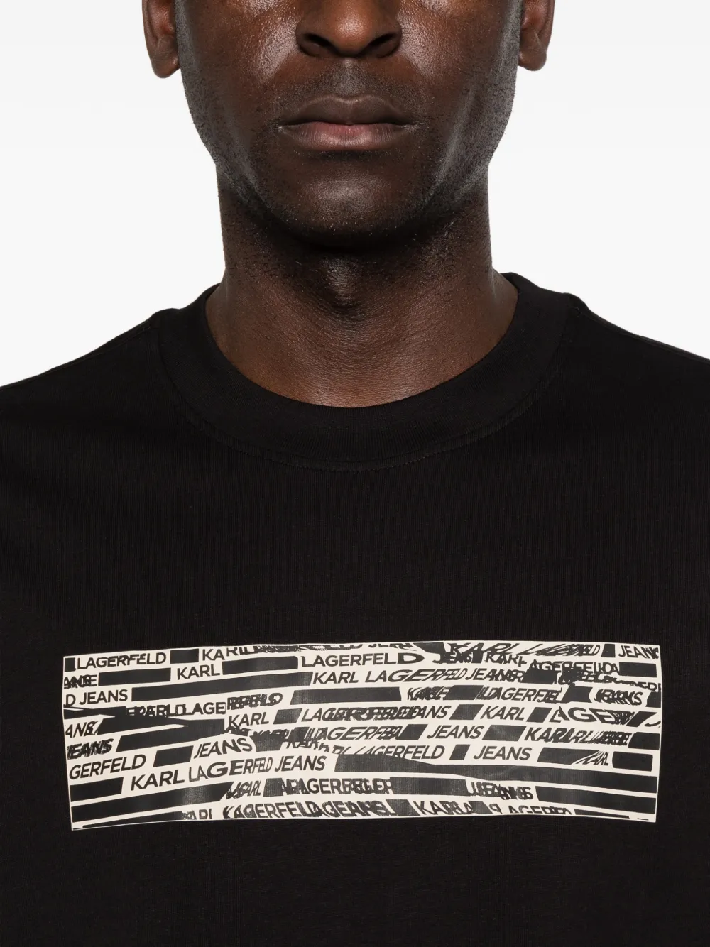 Karl Lagerfeld Jeans T-shirt Zwart