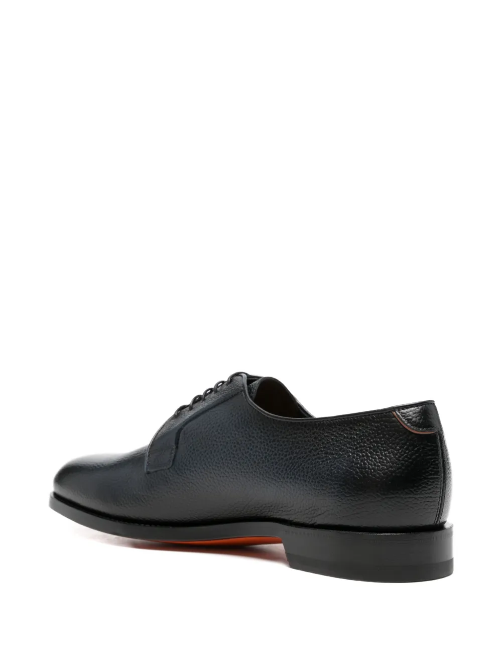 Santoni leather Derby shoes Blauw