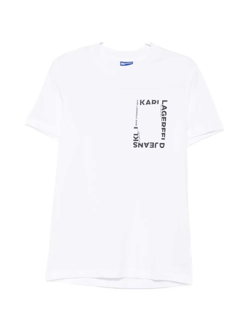 Karl Lagerfeld Jeans logo-print T-shirt - Bianco