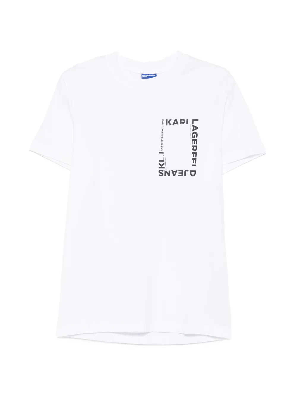 Karl Lagerfeld Jeans logo-print T-shirt - Bianco