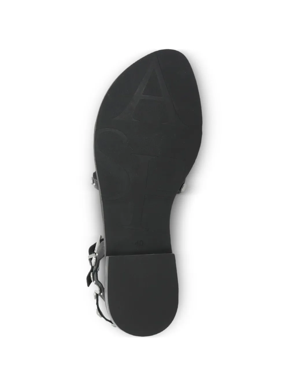 Ash Plus stud-embellished leather sandals Zwart