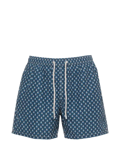 MC2 Saint Barth sailboat-print swim shorts