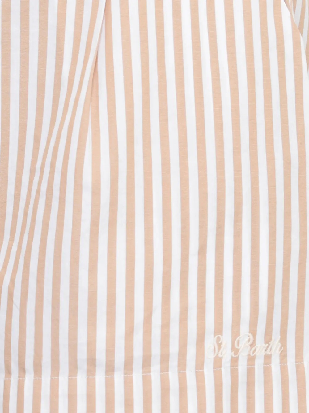 MC2 Saint Barth Amani gestreepte shorts Beige