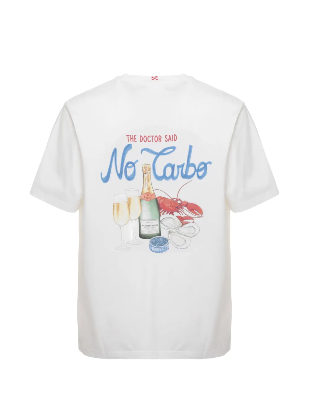 MC2 Saint Barth T-shirt met grafische print Wit