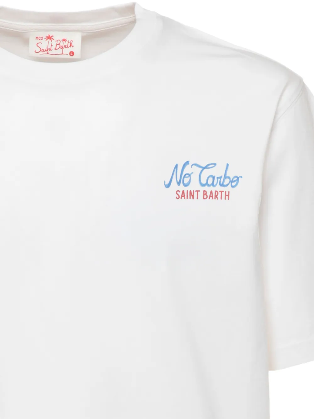 MC2 Saint Barth T-shirt met grafische print Wit