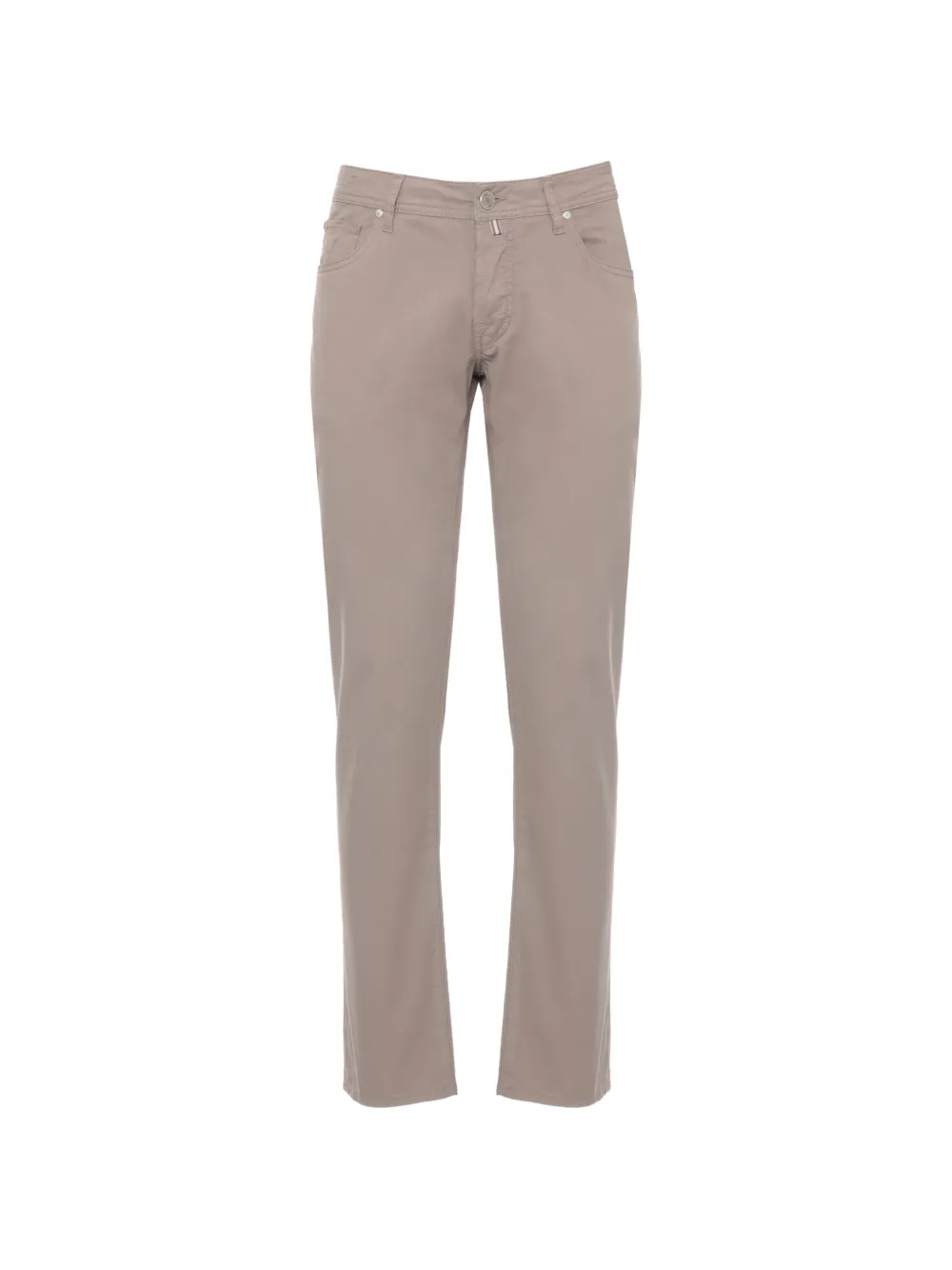 Jacob Cohën logo-patch slim-fit trousers - Toni neutri