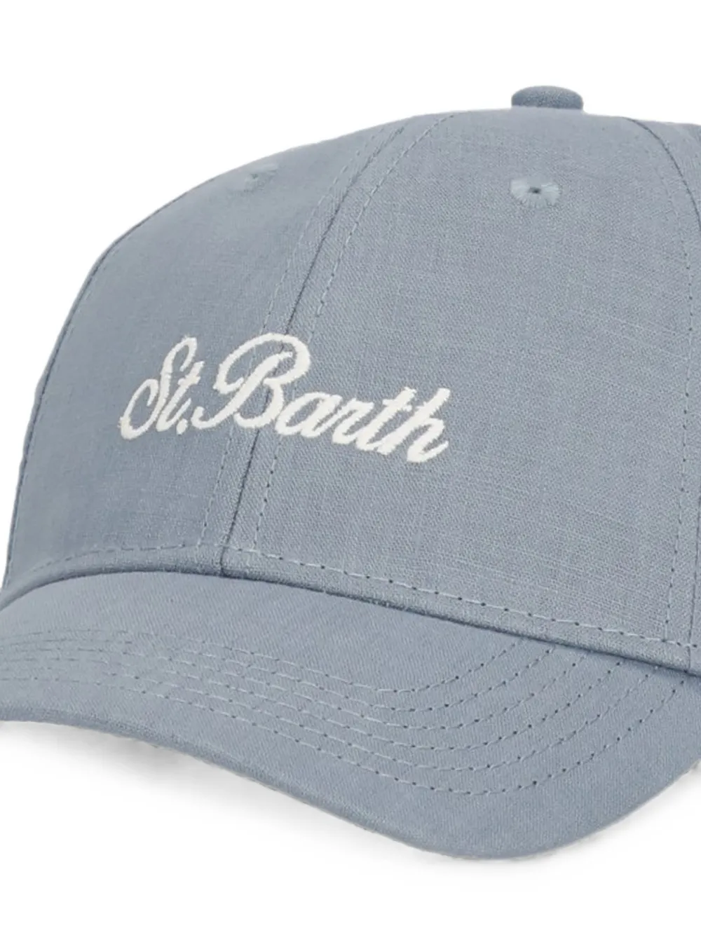  Mc2 Saint Barth Logo-embroidered Baseball Cap - Azul 