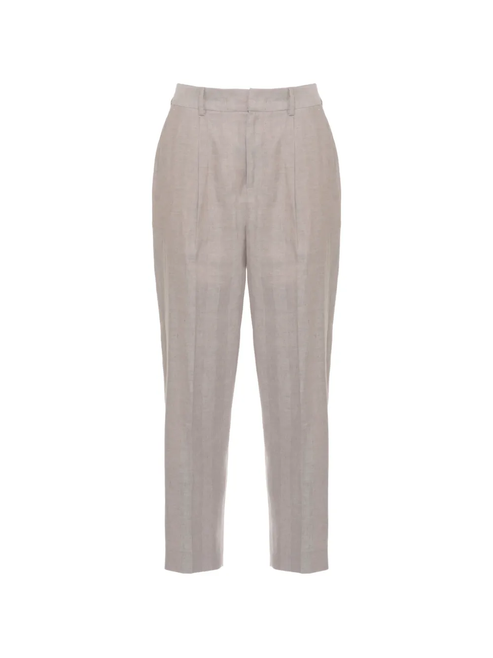 PT Torino herringbone pleated trousers - Grigio