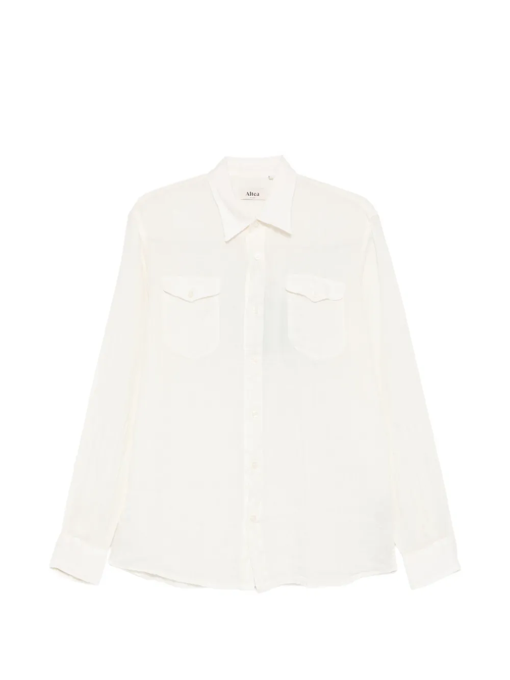 Altea Dallas flap-pocket shirt - Weiß