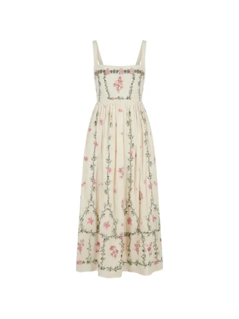 Agua By Agua Bendita vestido midi Barbara Cauca