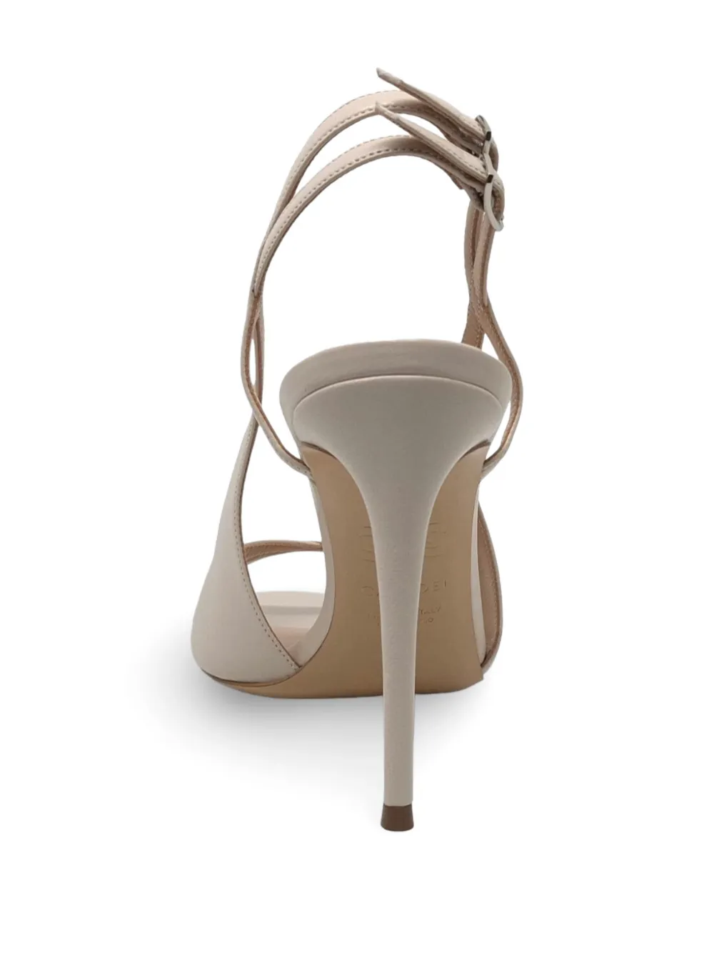 Casadei Julia Samurai buckle-fastening crossover-strap sandals Beige