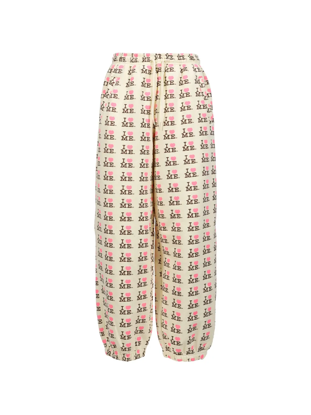 Ashley Williams heart-print track pants - Toni neutri