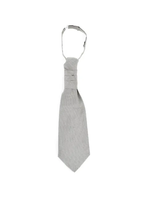 Corneliani textured silk pointed-tip tie