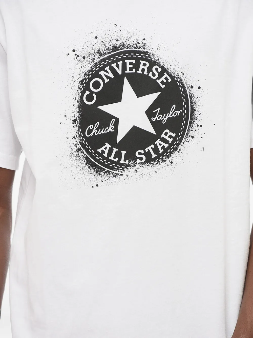 Converse Chuck Taylor logo-print T-shirt Wit