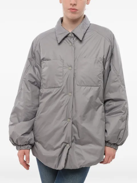 Bacon quilted elastic-cuff jacket