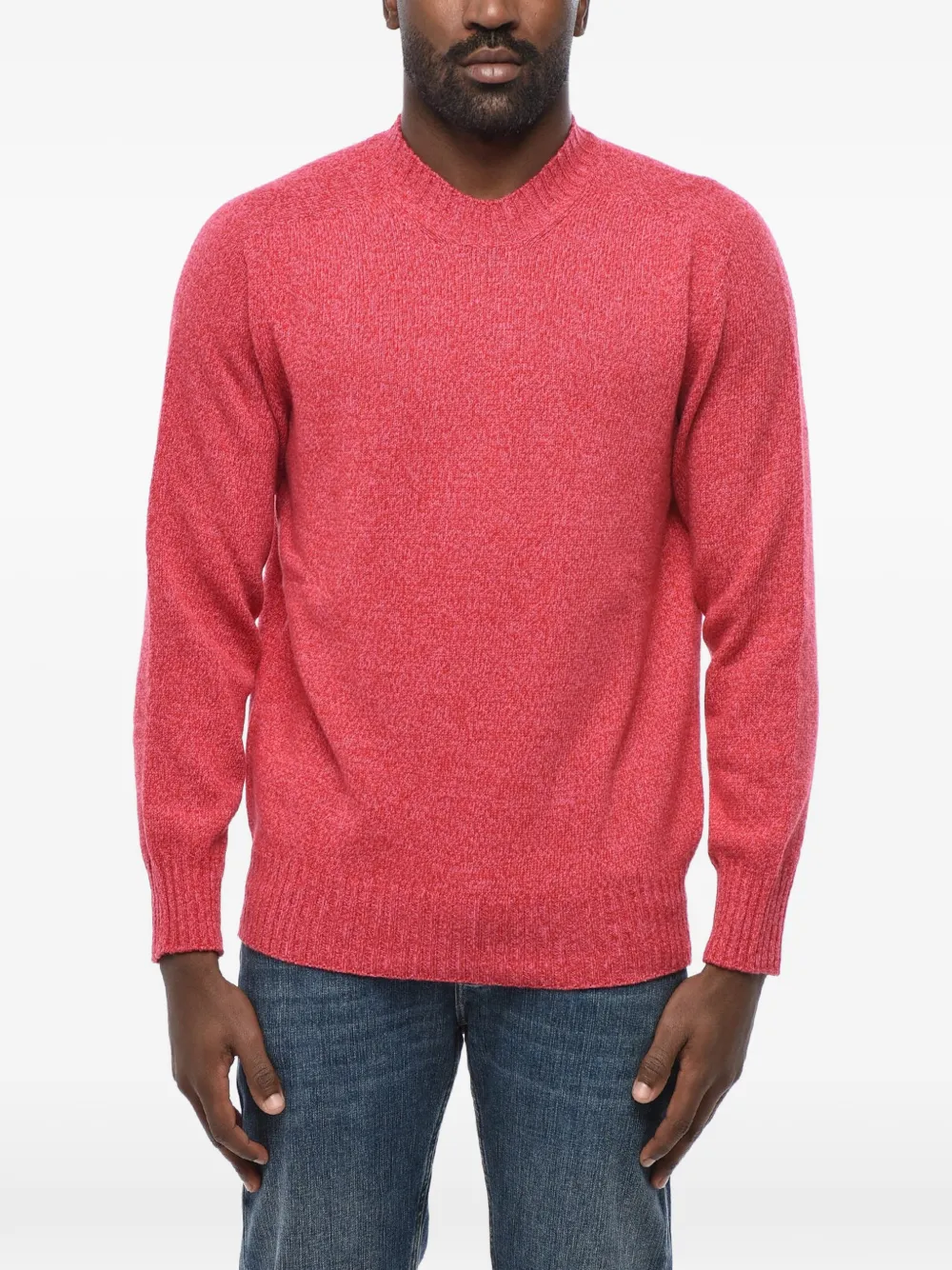 Malo cashmere crew-neck sweater - Rot