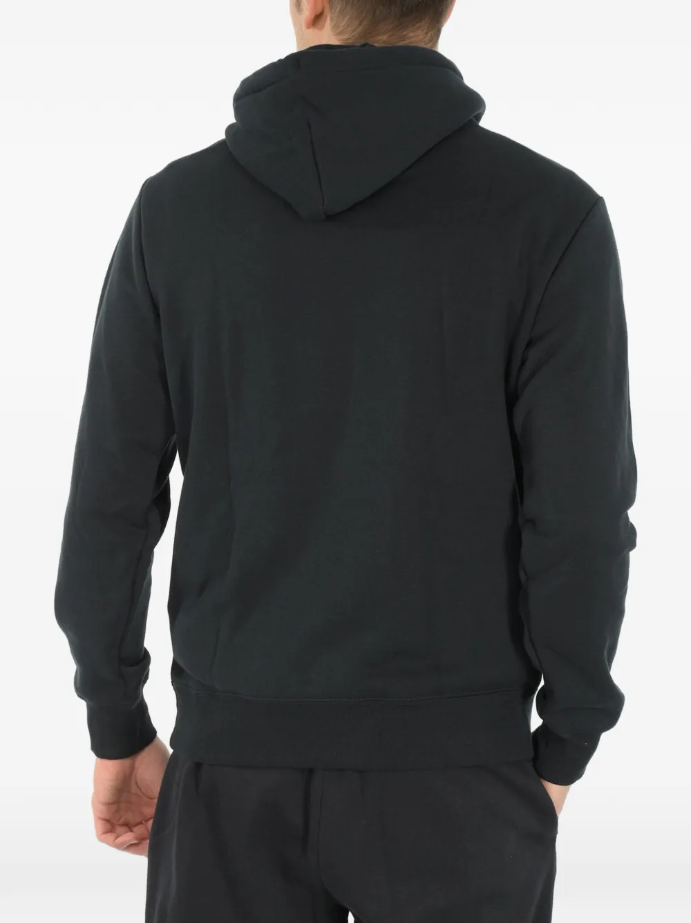 Converse All Star logo-print hoodie Zwart