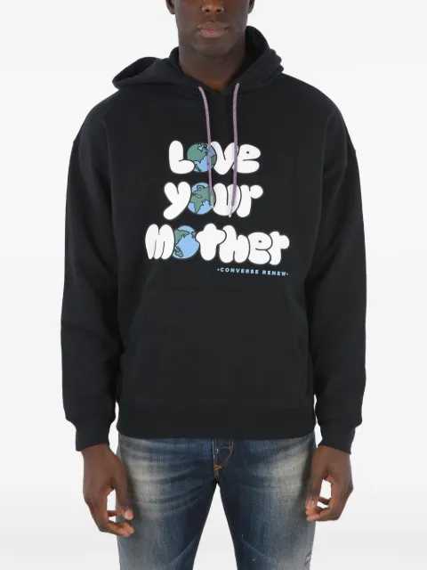 Converse logo-print hoodie